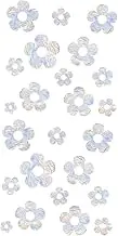 BESTOYARD 2sets Small Flower Window Stickers Decoration Decal Clings Vines for Covers Flower Window Cling Flower Decorative Stickers Glass Stickers Flower Sticker Sticker Colorful 9pcs*2