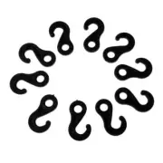 10Pieces Bungee Cord Hooks Elastic String Karabiner Shock Cord Snap Ends