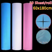50pcs Disposable Non-Woven Massage Table Sheet Roll SPA Tattoo Facial Bed Cover