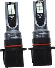 CHILDWEET 1 Pair High Brightness P13w Led Fog Light Bulbs Ice Headlamp for Car Visibility Waterproof Design Suitable for Trucks Cars Off-road Vehicles