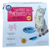 Whisker City 2-in-1 Hunt & Swat Cat Toy Battery Operated Interactive Enrichment