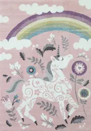 Nova Kids Pink Unicorn Rug 160x230 cm