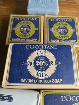 NEW Set of 6 L’OCCITANE Milk Soap Beekman 1802 Bars Various Sizes