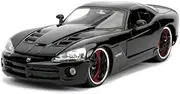 Jada Toys Fast and Furious - '08 Dodge Viper SRT 1:24 Scale Diecast Car,Black