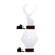 By-Lamp 3D Fallow Deer Lamp and 3D Torus Spiral Table Lamp Fantasy Lover Bundle