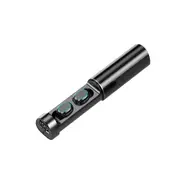 5.2 Chip Earphone Bluetooth Earphones LED Flashlight in Ear Headphones Blutooth Gaming Headset With Microphone Sport Handsfree - black