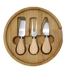 CTC Kitchen 4 Piece Cheese Knife & Board Set chopping tools Party