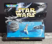 Star Wars Vintage Micro Machines Collection X Death Star II, T-16, Lars Speeder