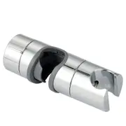 Adjustable Hand Shower Bracket for Slide Bar 18-25MM Diameter Polished Chrome Replacement Handheld silver