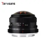 7artisans 4mm F2.8 APS-C Wide Angle Fisheye Manual Lens for Fuji X Sony E M4/3