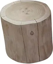 TOGEVAL Natural Wood Stool Multi Function Small Bedside Table Outdoor Stool for Home Decor Simple Structure Durable Design for Entryway