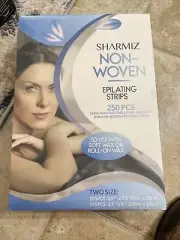 Sharmiz non-woven Epilating Strips 250 Pcs Two sizes 2.8 x 7.9 & 1.5 x4 SEALED