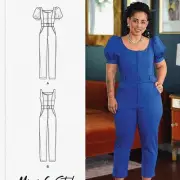 Mimi G Style Puff & Sleeveless Jumpsuit Sewing Kit - Sizes 16-24 (Design S9234)