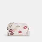 NWT Coach CZ935 Jamie Camera Bag Lips Print Kiss Purse Lipstick Crossbody