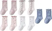 [Ubxvamm] 5 Pairs Baby Ankle Socks Spring Autumn Socks Kids Boys Girls Socks Breathable Cotton Socks Thin Socks for Toddler
