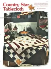 Country Star Tablecloth Creative Scrap Quilt Pattern