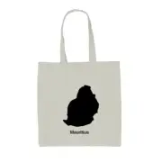 Country Silhouettes Mauritius - Canvas Tote Bag - Port Louis Africa Travel Gift