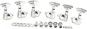 UPKOCH Guitar Tuning Pegs Set Chrome Guitar Tuning Keys Metal Tuner Accessory for