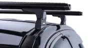 Rhino Pair Track mount Black 2 Bar Roof Rack FORD RANGER PX 2011 on