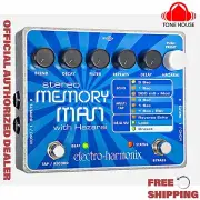 Electro-Harmonix Stereo Memory Man with Hazarai Delay & Reverb Pedal – New