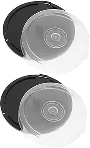 Efficient Media Organizer Cd/dvd Storage Bucket Plastic Cd Holder Compact Sturdy for Home Travel