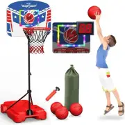EagleStone Kids Basketball Hoop Indoor with Electronic Scoreboard