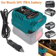 Mini Car Charger for Bosch 18V PBA Home Garden System Battery Cigarette Lighter