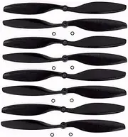 4 8 Pcs Carbon Fiber Propeller 1045 Props DIY Drone Quad-Copter RC Parts Propeller Blade F450 F550 Blade Screw Fan Accessory Propeller Replacement for Drones(8pcs)