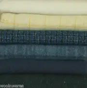 HAND DYED RUG HOOKING WOOL Mill-Dyed ~ "BY THE LIGHT 'O THE MOON" (6-pc Combo)