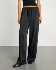 [Jag] Jag Women's Maddi Drawcord Pants In Black Size 16 16 Black