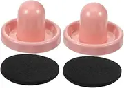 BRIGHTFUFU 2pcs Ice Hockey Machine Top Putter Pusher for Air Hockey Game Table Durable Abs Plastic for Home Entertainment
