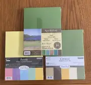 Cardstock 8.5x11 Scrapbooking Stamping Smooth Linen Textured 140 Sheets