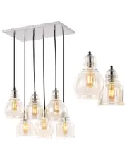 JONATHAN Y Sydney 6-Light Cluster LED Pendant