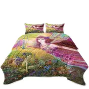 Fantasy Art the Fairy Tale Forest Coverlet