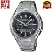 CASIO WAVE CEPTOR WVA-M650TD-1AJF Titanium Analog Digital Solar Atomic Men Watch