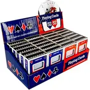 Yatsal Playing Cards with Case, Red/Blue