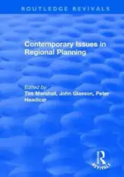 Contemporary Issues in Regional Planning by Glasson, John