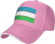 [SSIULUS] Flag of The Republic of Uzbekistan Casquette Cap Hats,Trucker,Baseball Cap with Snapback,Perfect for Summer,Golf