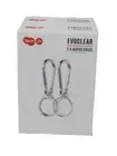 Tech21 Evo Clear AirTags case with Carabiner. Compatible with Apple AirTag.