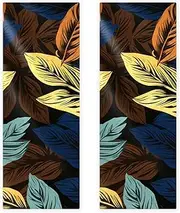 Hand Towels for Bathroom,Gym Towels for Working Out,Sports Towel,Abstract Leaves,2-Pc