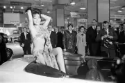 Aston Martin DB5 Volante 1964 Motor Show Car Old Photo 1