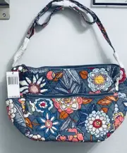 NWT Vera Bradley Go Ahead Convertible Crossbody Bag in Tropical Evening $109