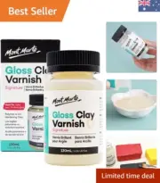 120ml Gloss Clay Varnish - Dries Clear, Seals & Enhances Polymer Clay Art