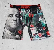 PSD Benji Bloom Underwear Boxer Briefs Mens Sz Large NWT