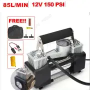 12V Car Air Compressor Portable Tyre Inflator Deflator Hose Truck Pump 4WD Auto
