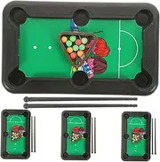 Mini Pool Table Game 4 Sets Mini Billiards for Boys and Girls Sturdy and Strong Portable Desktop Billiard Table Fun and Educational Toy