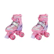 Rollerskates - Pink, Size 13 to 2