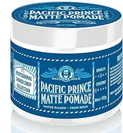 Pacific Prince Matte Pomade 455g/16oz Water Based Firm Hold Easy Wash No Build Up for Tight Styles Men's Styling Smells Great