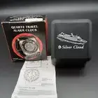 Silversea Cruises "SILVER CLOUD" Quartz World Travel Alarm Clock w Original Box