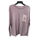 Andrew Marc Mauve Long Sleeve Pocket Tee - Size S - Women's Top